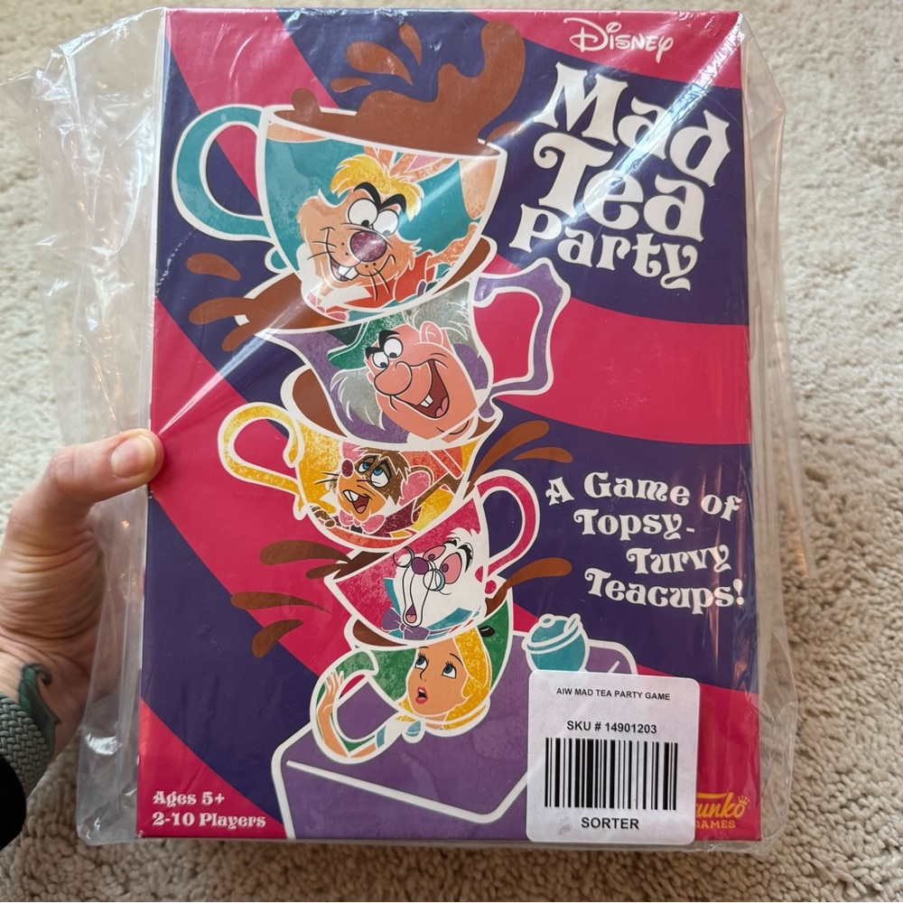 Disney Mad Tea Party Board Game